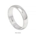 Custom Engrave Sterling Silver Ring for Women and Men - Wedding & Couple Band