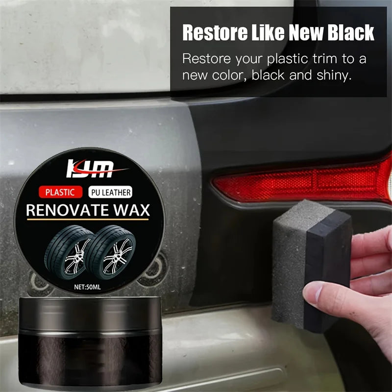 Universal Car Headlight Restoration Wax - Scratch Removal & Hydrophobic Polish