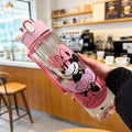 Large Capacity Kids Water Bottle with Leakproof Seal & Straw - Multiple Colors