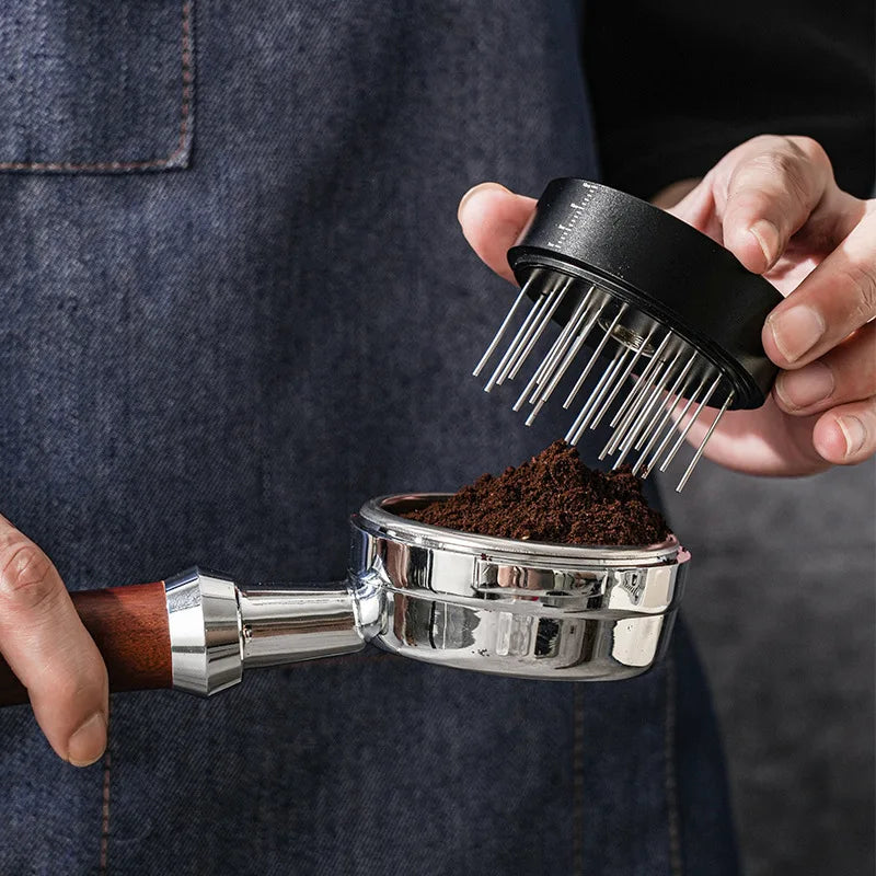 2-in-1 Coffee Tamper & Espresso WDT Tool Set - Professional Barista Accessories Kit