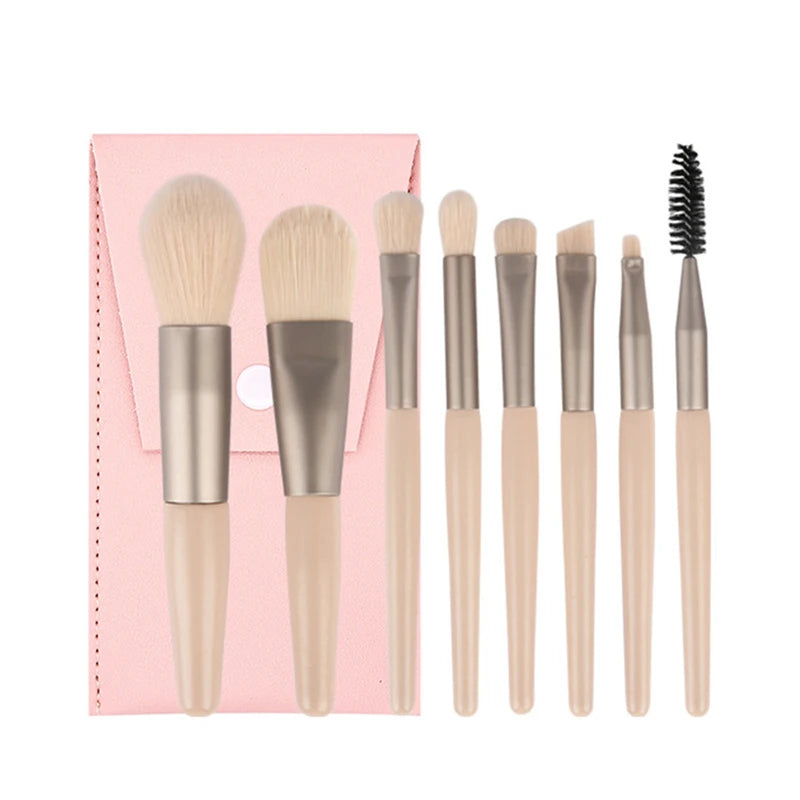 Soft Fluffy Makeup Brush Set - 13/8Pcs Cosmetics Foundation Blush Eyeshadow Kabuki Blending Tools