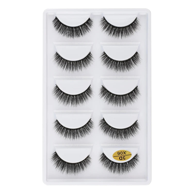 False Eyelashes 28 Styles Assorted Mink Lashes for Makeup & Beauty