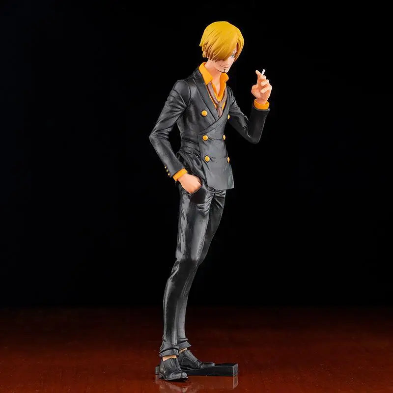27cm Anime One Piece Vinsmoke Sanji Smoking PVC Action Figure - Kids Christmas Gift