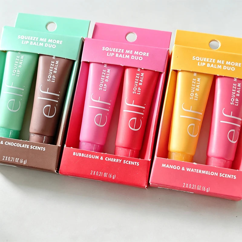 Fruit Lip Balm Set - Moisturizing Lip Gloss and Lip Primer Kit