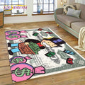Game Dollar Monopoly Cartoon Money Rug Carpet for Living Room & Bedroom