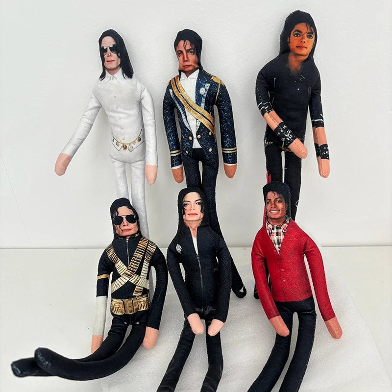 Funny Michael Jackson Action Figure - Abstract Joint Mobility Doll for Party & Decor