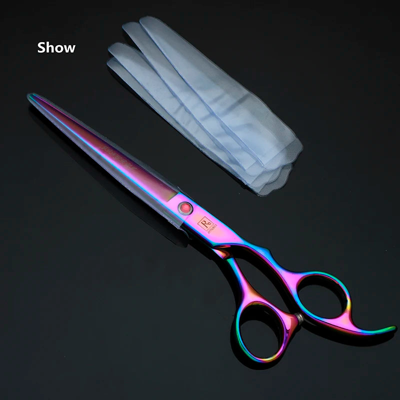 Hair Scissor Head Protectors Set - 100pcs PVC Covers for 6-10 Inch Hair & Pet Scissors