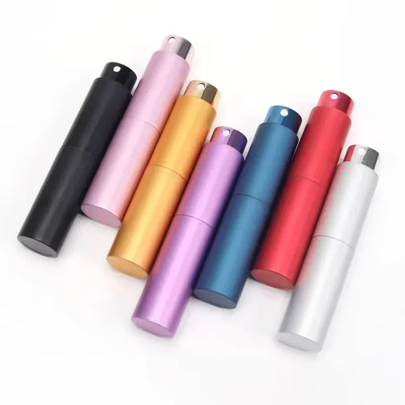 10ml Refillable Aluminum Spray Bottle for Perfume Travel Cosmetics