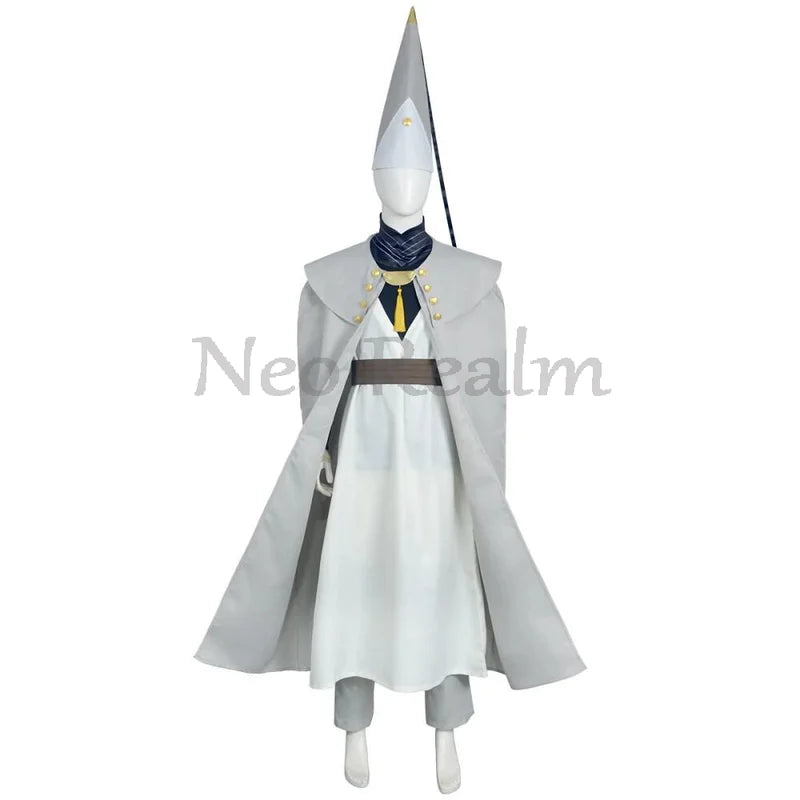 Anime Witch Hat Costume Set for Women Girls - Full Dress Jacket & Props Halloween Cosplay