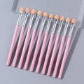 Dual-Color Makeup Sponge Eyeshadow Brush Set - Nail & Eye Makeup Tools