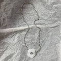 Elegant Acrylic Flowers Pendant Necklace for Women Trendy Clavicle Chain Jewelry