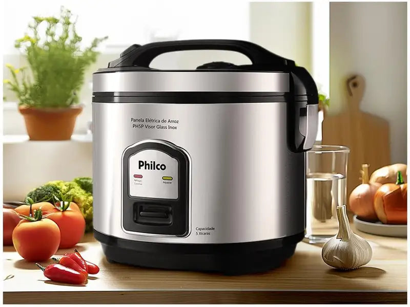 5-Cup Electric Rice Cooker 220V with Keep Warm Function, Nonstick Finish