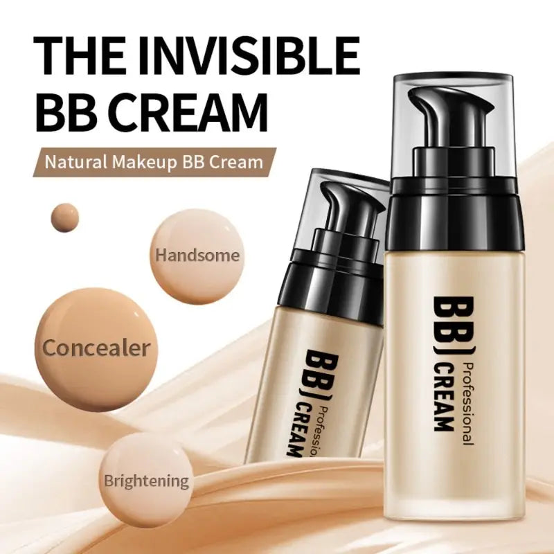 Men's Waterproof BB Cream Foundation 40g Long Lasting Facial Concealer