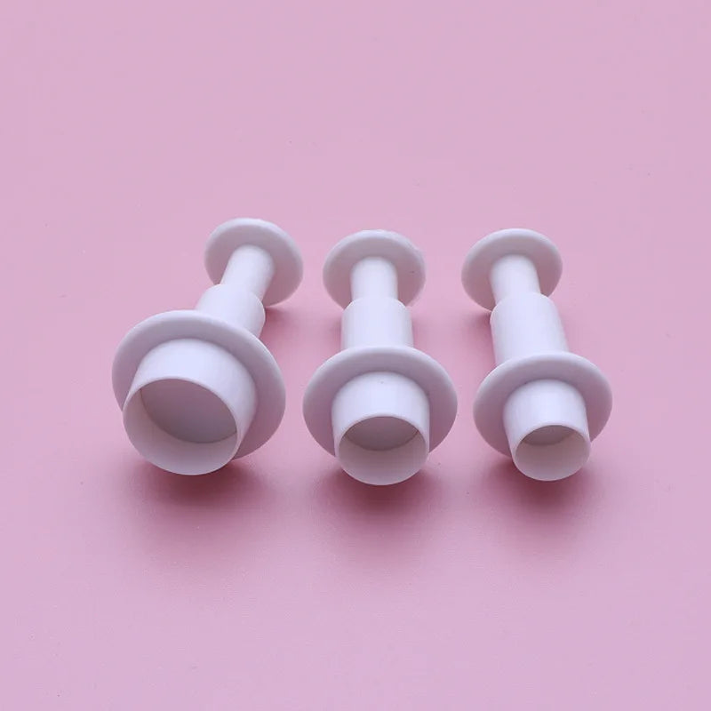 Set of 3-12 Geometry Cookie Cutters in Food Grade Plastic for Baking and Cake Decorating