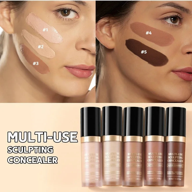 Multi-Use Concealer Cream Oil-Free Long Lasting Hydrating Face Makeup