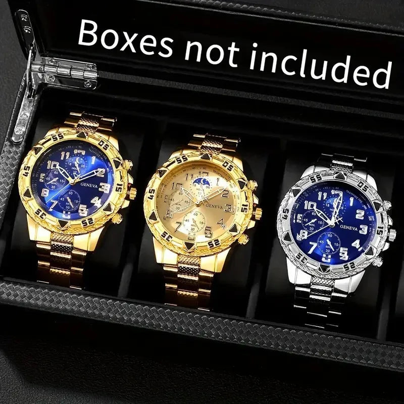 1/4pcs Watch Accessory Set for Men and Women - Decorative Jewelry