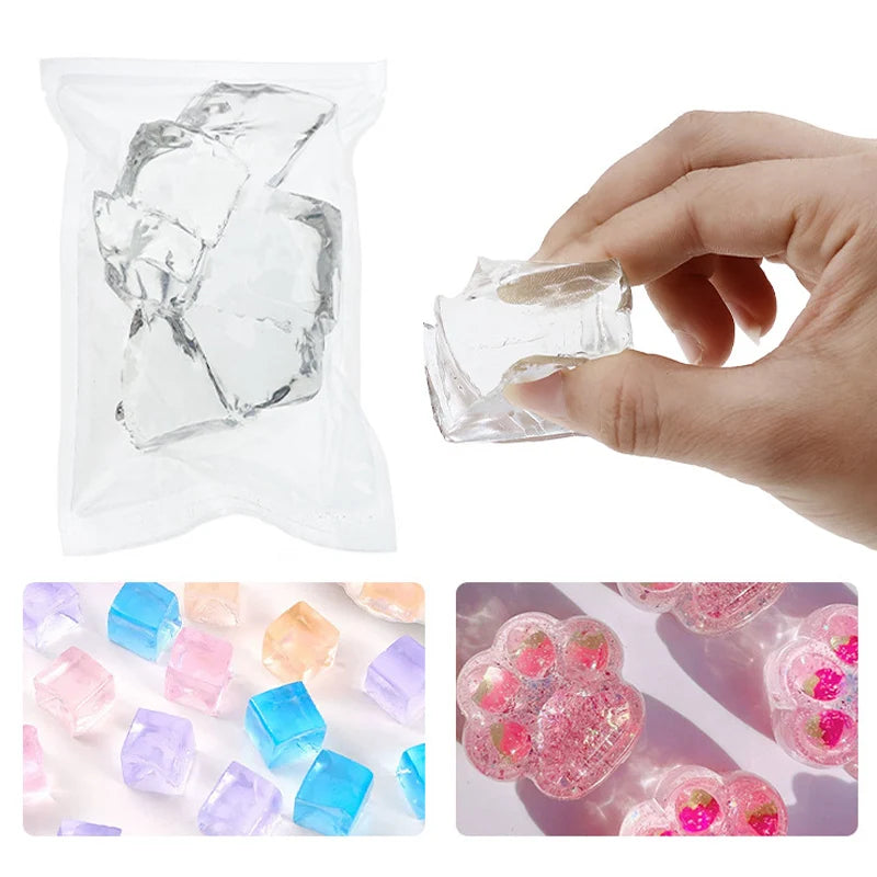 Crystal Jelly Candle Wax for DIY Handmade Candle Making - 100g/500g/1000g, Smokeless & Scented, Multiple Colors