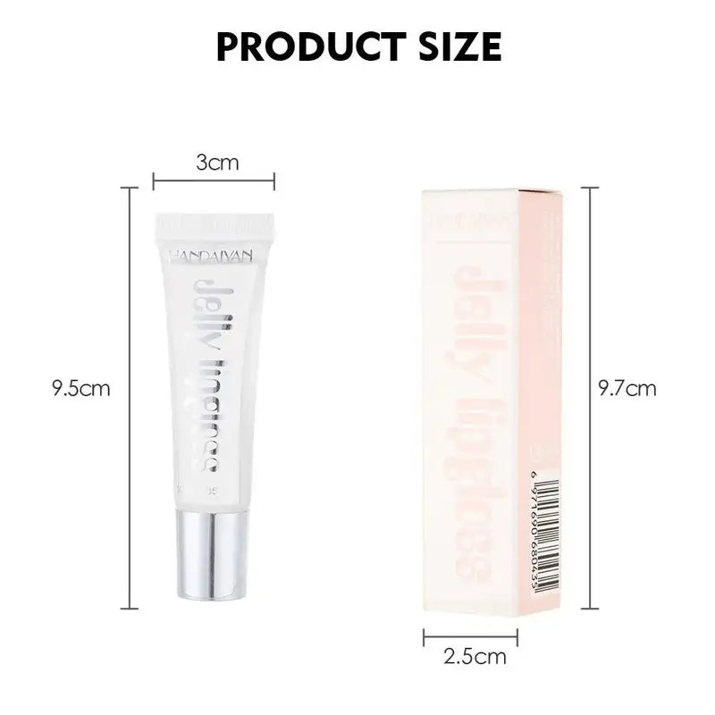 Moisturizing Lip Gloss Oil with Cherry Jelly Finish - Hydrating & Plumping Lip Treatment