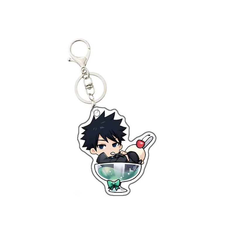 Anime Pendant Keychain Jujutsu Kaisen Fushiguro Megumi Nanami Kento Kugisaki Nobara Gojo Satoru