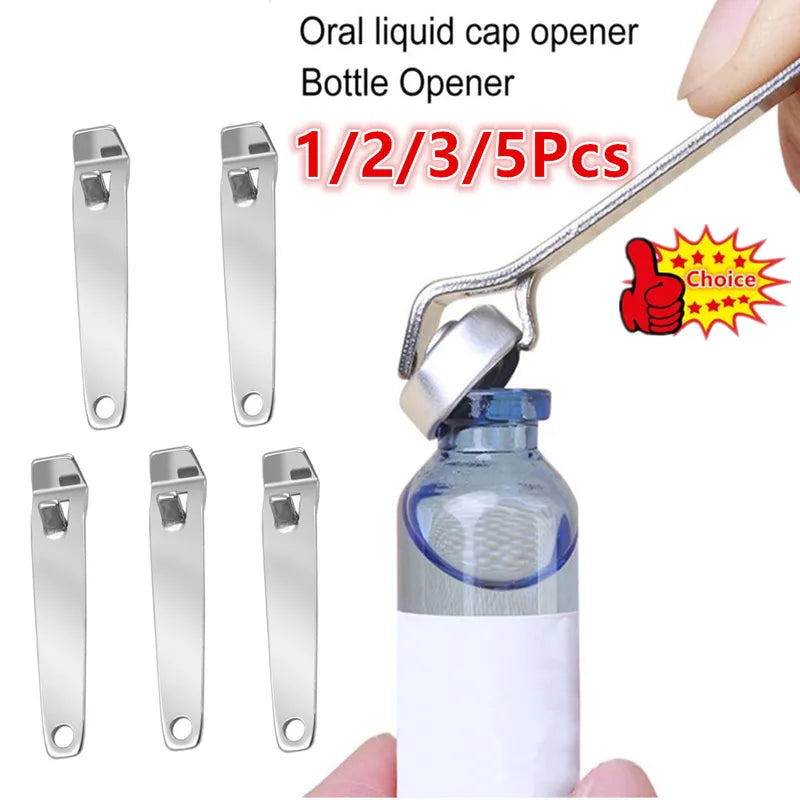 Portable Bottle Opener for Medical Ampoules & Beverage Caps – Stainless Steel, Multi-Color