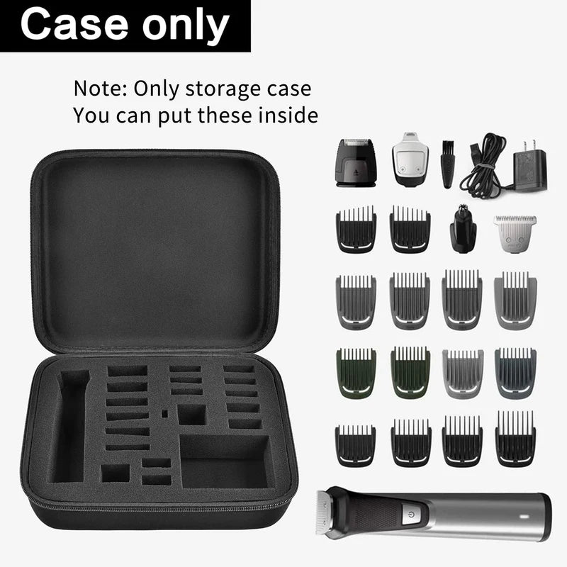 Men's Grooming Kit Hard EVA Travel Case for Philips Multigroom Series 7000