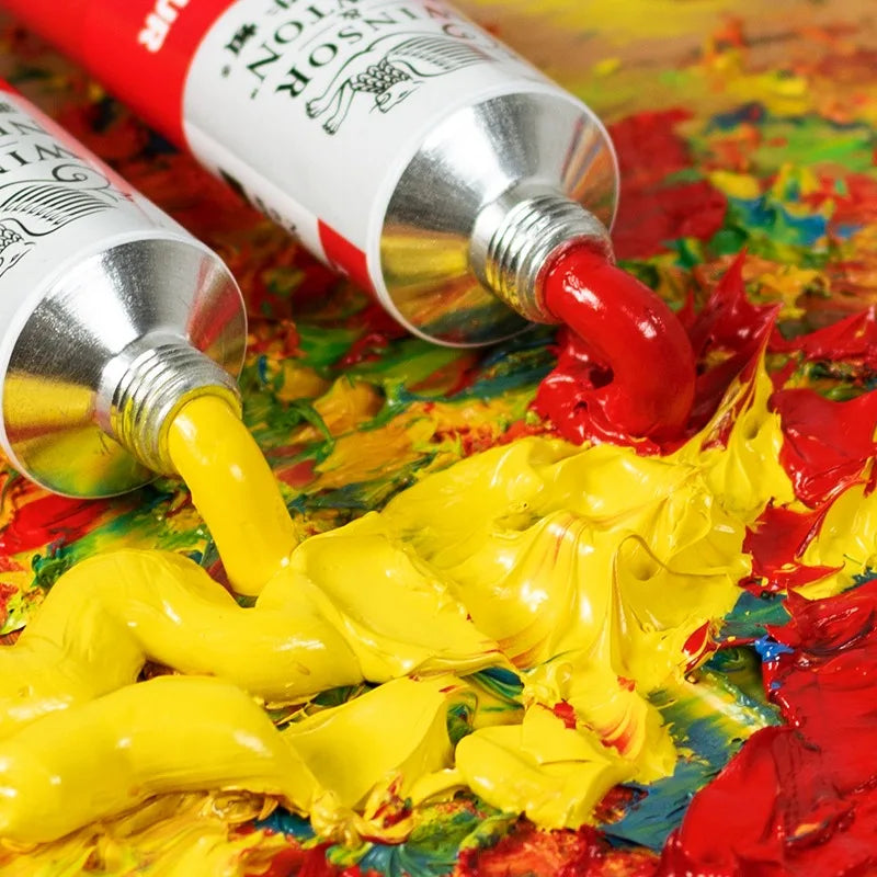 Oil Paint 170ml Tube for Artists & Students - Strong Tinting, Lightfast, Large Size