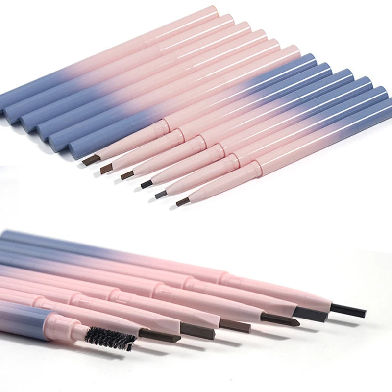 Double-Headed Ultra-Fine Eyebrow Pencil - Natural Long-Lasting, Sweat-Proof, Cruelty-Free Makeup Tool
