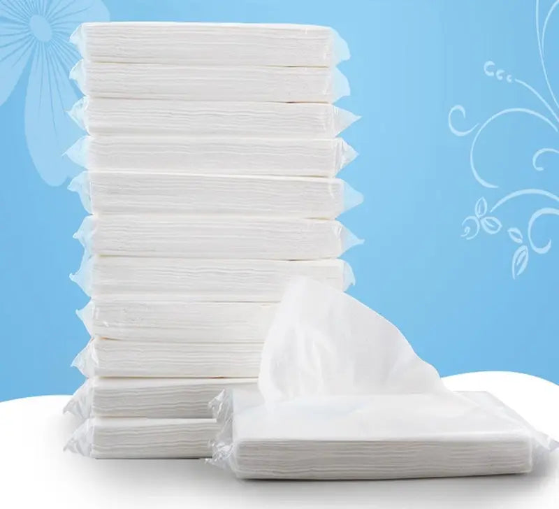 Car Tissue Refill Pack - Disposable Facial Tissues for Car & Travel, Soft & Comfortable, Multiple Sizes