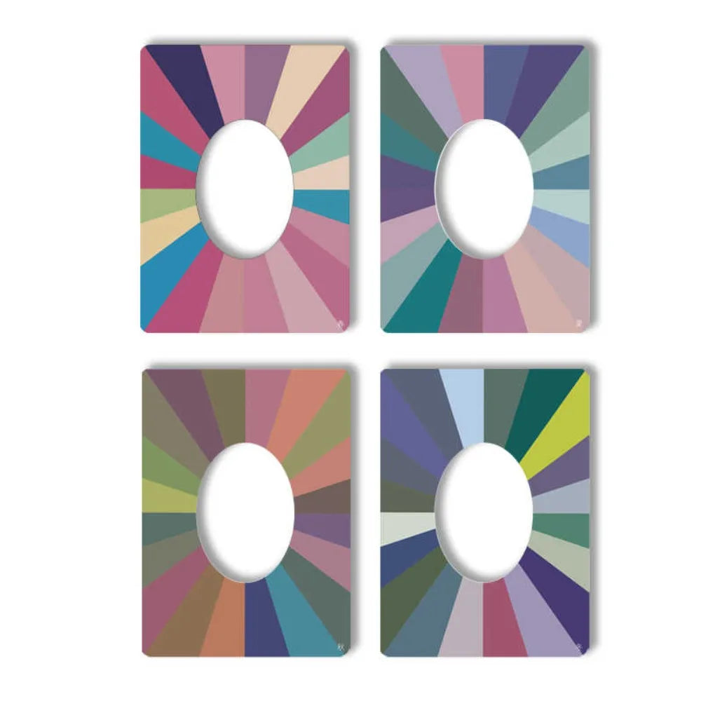 Skin Color Self Test Cards Four Seasons Color Matching Set