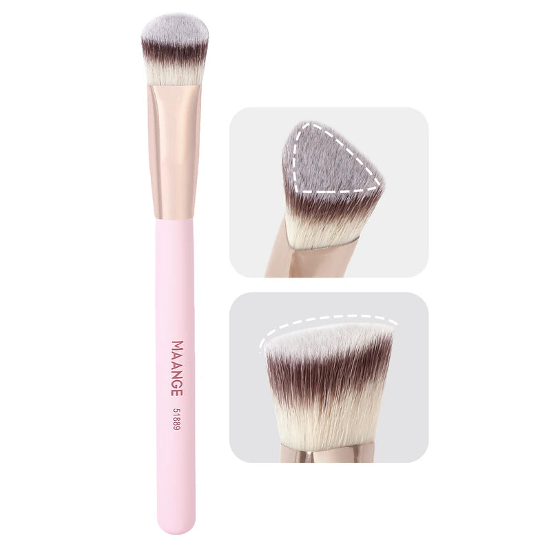 Under Eye Concealer Makeup Brush Triangle Foundation Tool for Liquid & Cream Blending