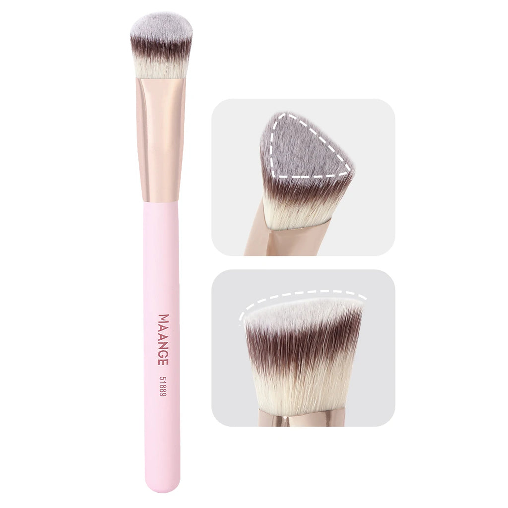 Under Eye Concealer Makeup Brush Triangle Foundation Tool for Liquid & Cream Blending
