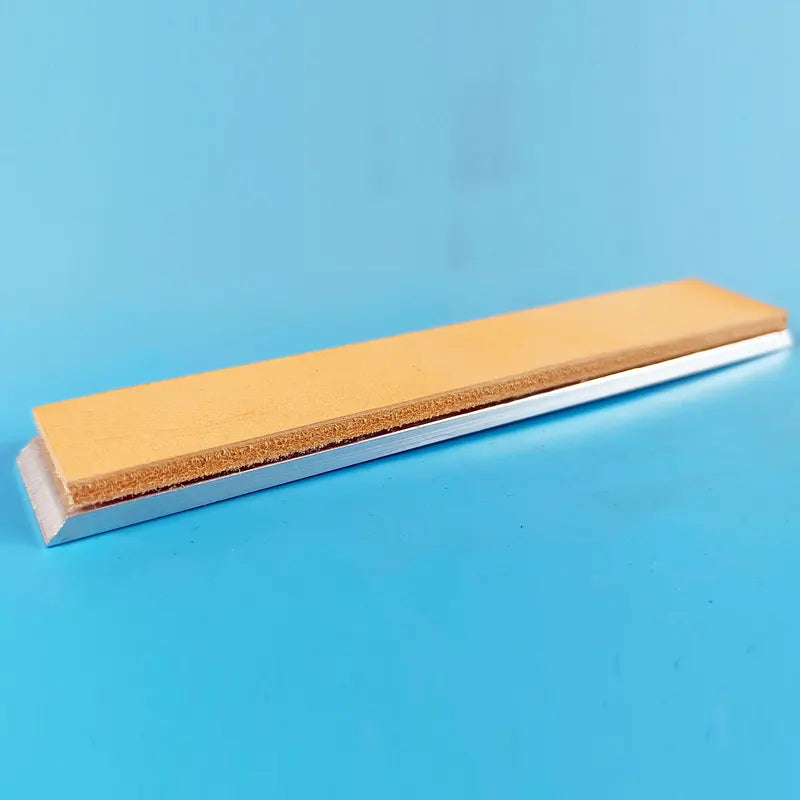 Knife Sharpening Tool with Leather Honing Strop, 6 Inch, Eco-Friendly, Multiple Colors