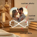 Personalized Couple Photo Frame Acrylic Plaque Wedding Anniversary Keepsake
