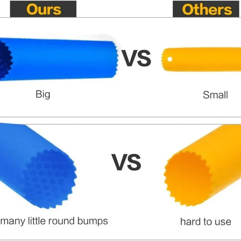 Silicone Garlic Peeler Tube - Easy Kitchen Tool for Effortless Peeling