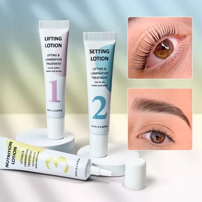 10ml Lash & Brow Perm Fixation Lotion Set for Lash Lift & Brow Lamination