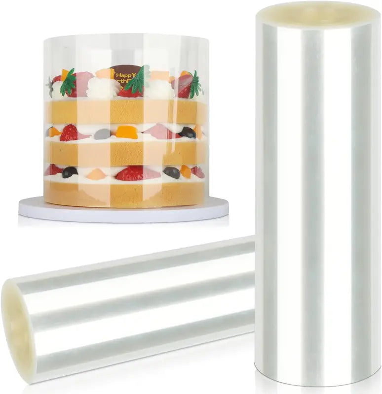 Transparent Acetate Cake Collar Roll for Cake Decoration 6-20cm x 10m