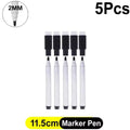 Whiteboard Marker Pen Set with Built-in Eraser - 2-in-1 Dry Erase Pens for Office and School