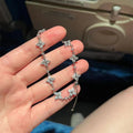 S925 Silver Zircon Bracelet for Women - Delicate Chain Jewelry, Party & Gift Accessory