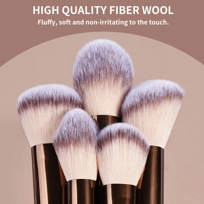 13-Piece Makeup Brush Set for Face - Foundation, Concealer, Blush & Eyeshadow Tools