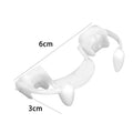 Halloween Vampire Teeth Dentures Fangs - White Plastic Cosplay Prop
