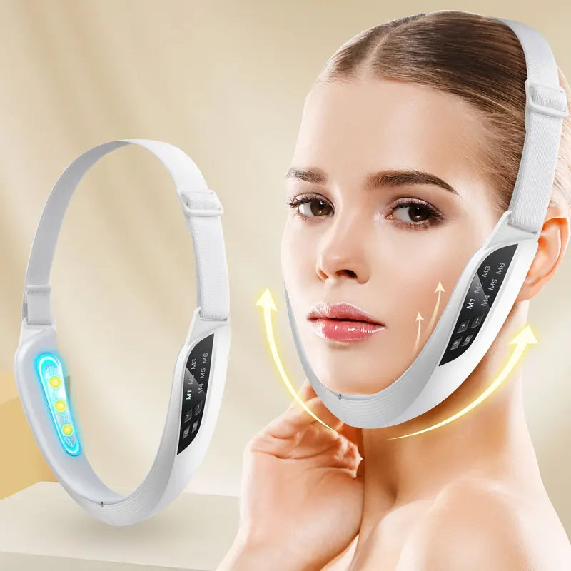 EMS Face Lifting Massager for Wrinkle Reduction & V-Face Sculpting