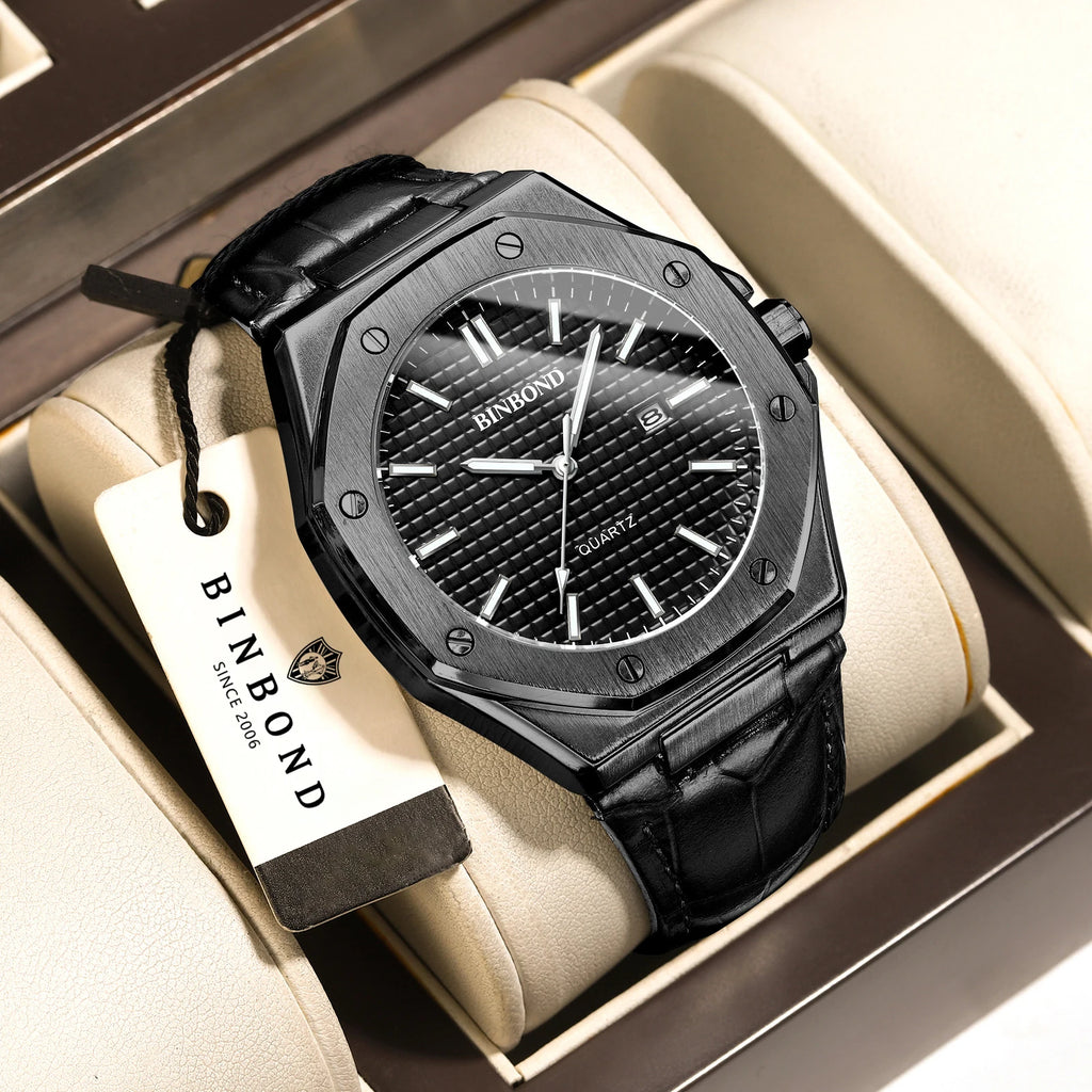 Men's Quartz Sports Watch Waterproof Luminous Auto Date Business Casual
