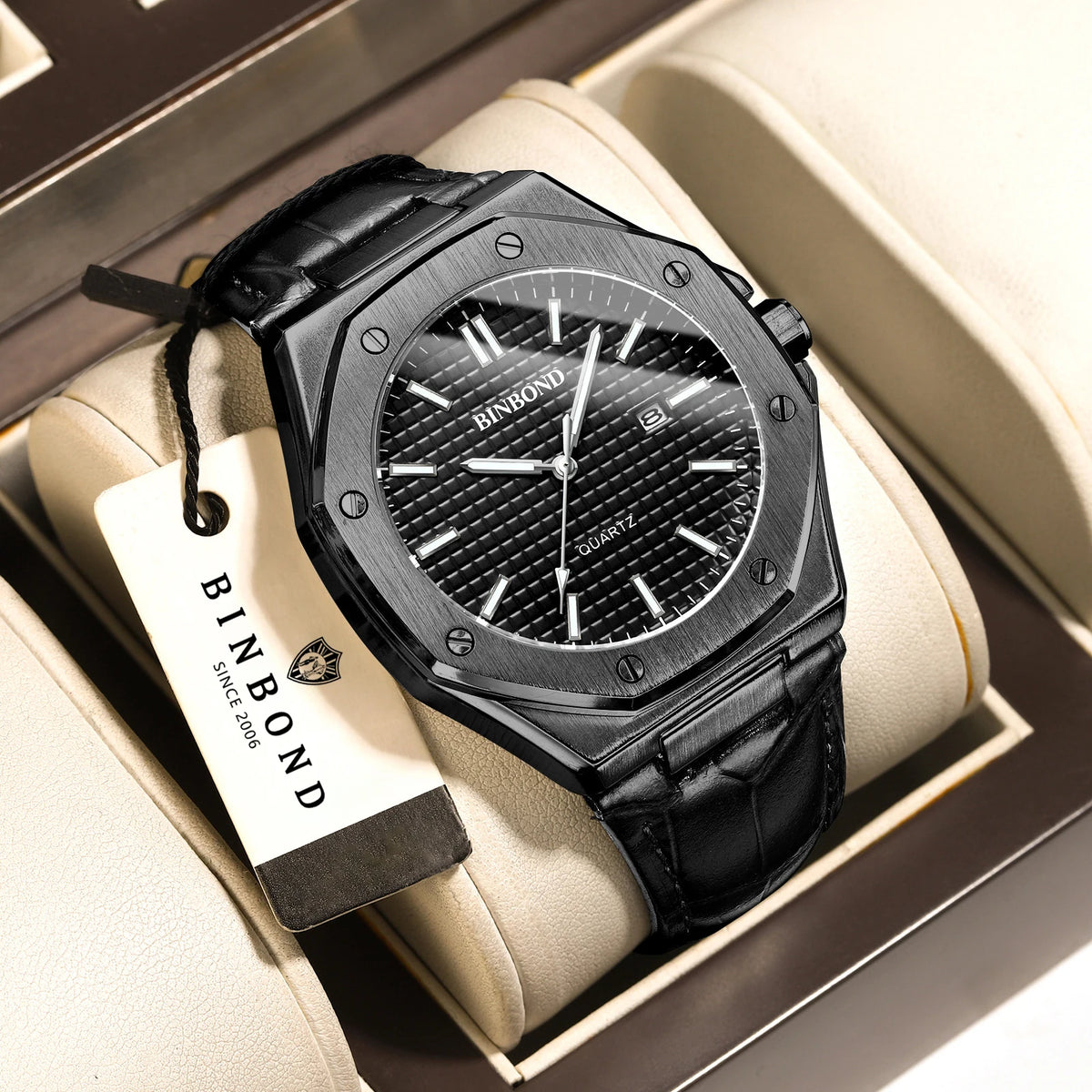 Men's Quartz Sports Watch Waterproof Luminous Auto Date Business Casual