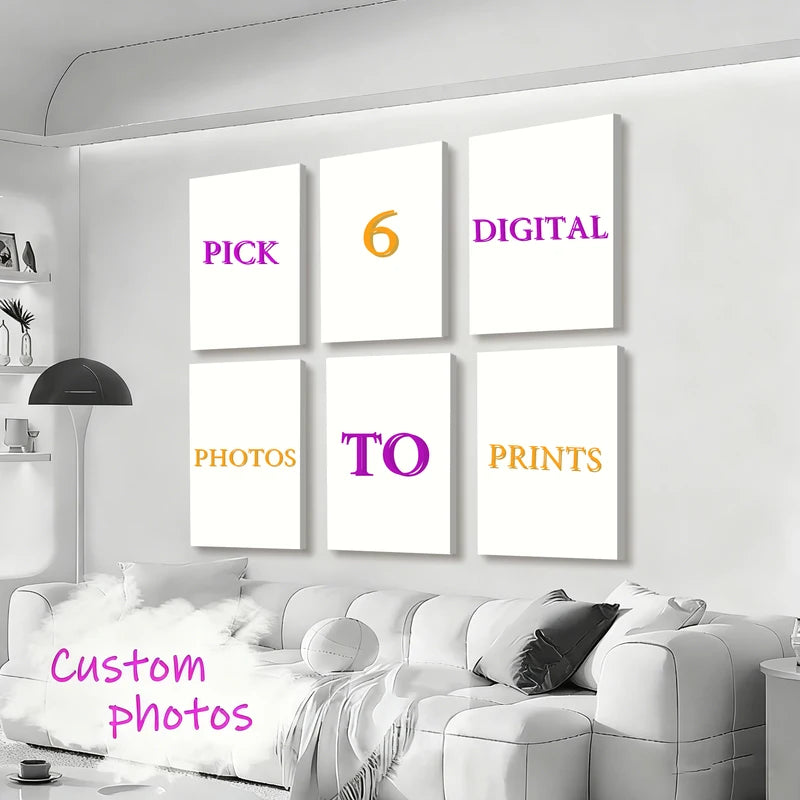 Personalized Canvas Wall Art Prints Set for Home & Family Decor