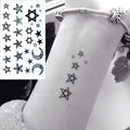 Waterproof Temporary Tattoo Stickers - Hand Heart Design Body Art Fake Tattoos for Finger Wrist Ankle