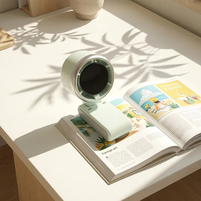 USB Rechargeable Portable Handheld Fan with Long Battery Life 3-in-1 Personal Cooling