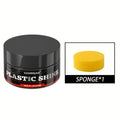 Car Interior & Plastic Refurbishment Wax - Bumper, Seat, Tire Gloss Repair Paste