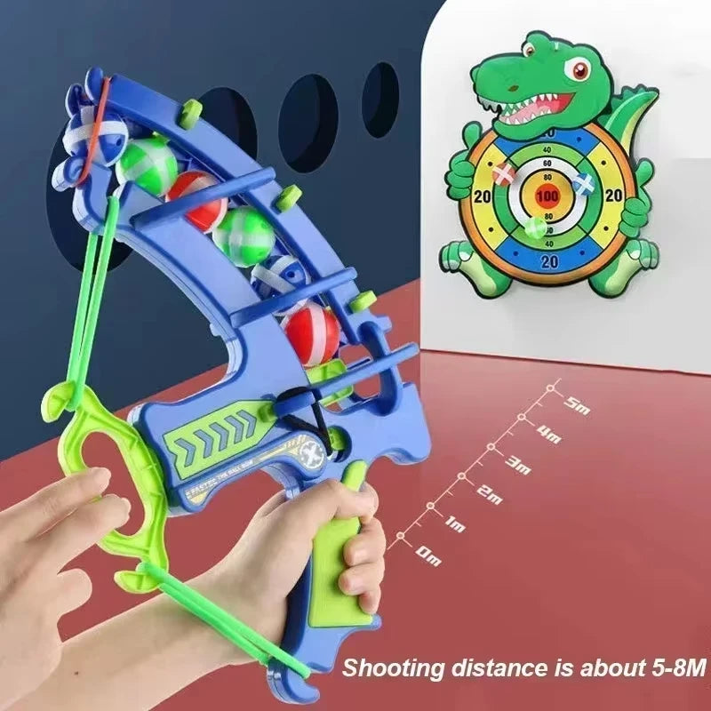 Sticky Ball Dartboard Indoor Outdoor Shooting Toy for Kids - Montessori Learning Game