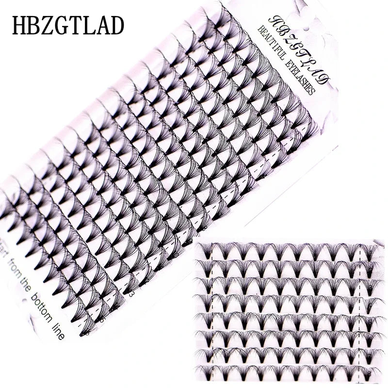 Wholesale 16 Lines Volume Eyelash Extensions 8-18mm Premade Fans Handmade Synthetic Lashes