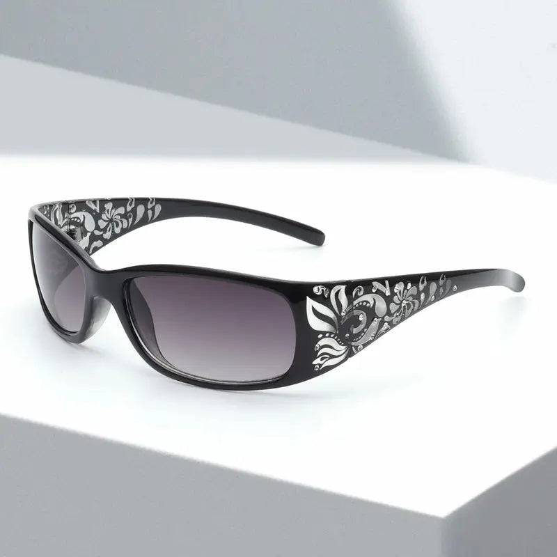 Retro Square Small Frame Sunglasses for Women Summer Vacation Beach Style